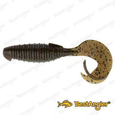 Keitech Flapper Grub 4" Green Pumpkin PP.