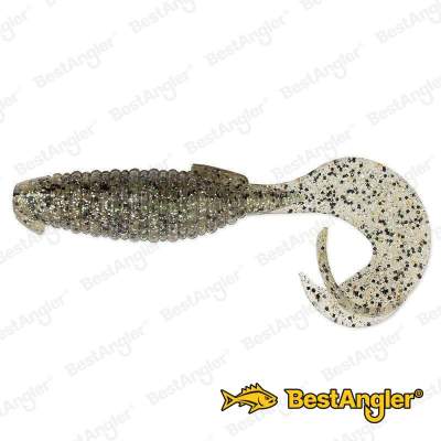 Keitech Flapper Grub 4" Silver Shad