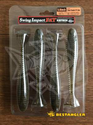 Keitech FAT Swing Impact 5.8" Green Pumpkin PP. Shad - #414