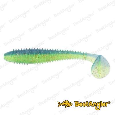 Keitech FAT Swing Impact 3.8" Lime / Blue - CT#26