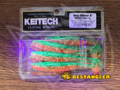 Keitech Easy Shiner 4" Angry Carrot - LT#05 - UV