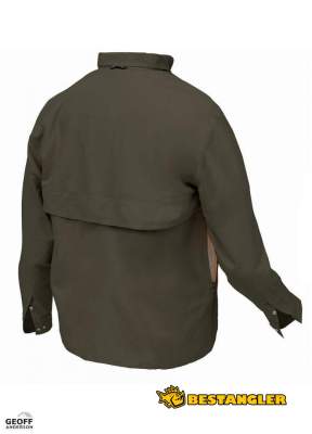 Geoff Anderson košile Polybrush 2 dlouhý rukáv - zelená