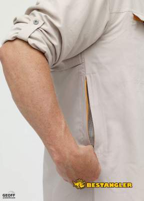 Geoff Anderson košile Polybrush 2 dlouhý rukáv - zelená