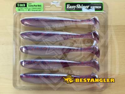 Keitech Easy Shiner 5" Cosmos / Pearl Belly - LT#34