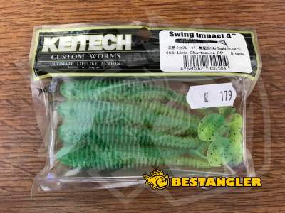 Keitech Swing Impact 4" Lime Chartreuse PP. - #468