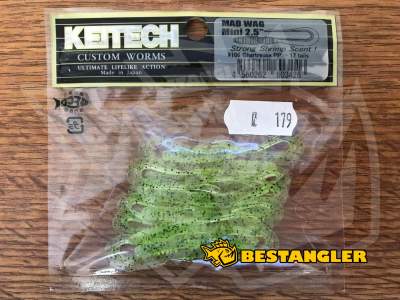 Keitech Mad Wag 2.5" Chartreuse PP. - #106