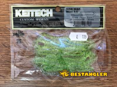 Keitech Mad Wag 3.5" Chartreuse PP. - #106