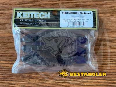 Keitech Flex Chunk Medium Brown Purple - #478