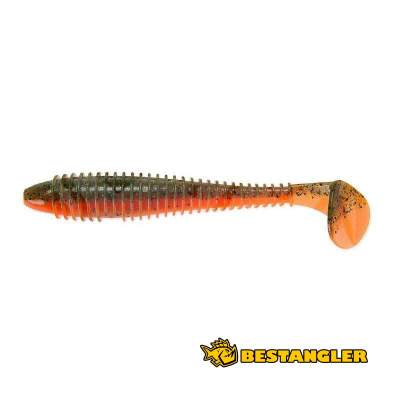 Keitech FAT Swing Impact 3.8" Motoroil / Orange - CT#15