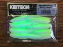 Keitech Shad Impact 4" Chartreuse Shad - CT#13 - UV