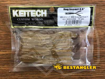 Keitech Hog Impact 3.5" Wakasagi - #412