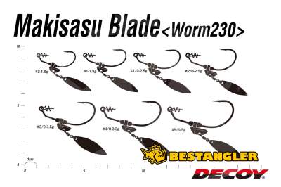 DECOY Worm 230 Makisasu Blade #5/0 5g - 404904