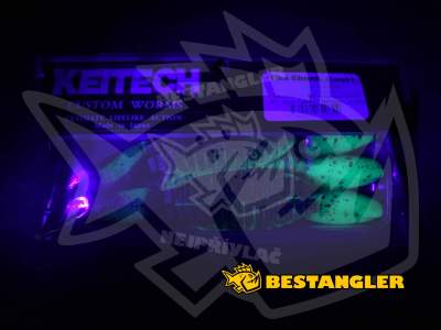 Keitech Flex Chunk Large Green Pumpkin Chartreuse - #401 - UV