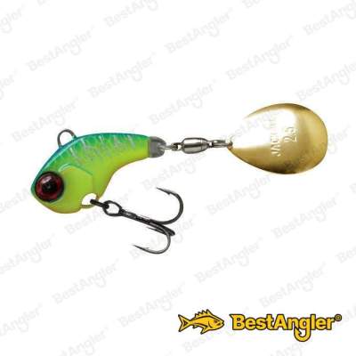 Jackall Deracoup 24 mm 1/4 oz 7 g Blue Back Chartreuse