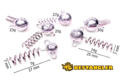 Zavrtávací jigová hlavička SAF Anaconda