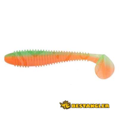 Keitech FAT Swing Impact 3.8" UV Lime / Orange - CT#27