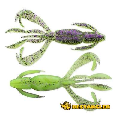 Keitech Crazy Flapper 2.8" Purple Chartreuse - BA#03