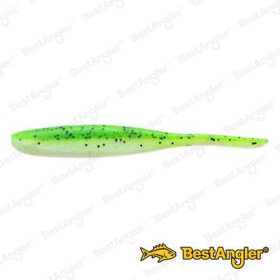 Keitech Shad Impact 3" Chartreuse Pepper Shad