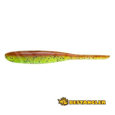 Keitech Shad Impact 3" Motoroil / Chartreuse