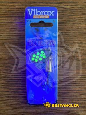 Třpytka Blue Fox Vibrax Hot Pepper #2 BYY - BFS2 BYY - UV