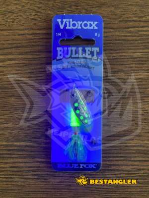 Třpytka Blue Fox Vibrax Bullet Fly #2 BCH - VBF2 BCH - UV