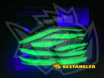 Keitech Shad Impact 4" Fire Shad - CT#20 - UV