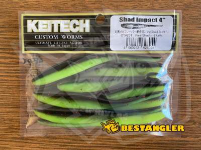 Keitech Shad Impact 4" Fire Shad - CT#20