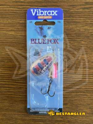 Třpytka Blue Fox Vibrax Fluorescent #4 RT - BFF4 RT