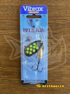 Třpytka Blue Fox Vibrax Hot Pepper #4 BYY - BFS4 BYY