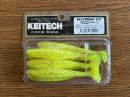 Keitech Easy Shiner 3.5" Chartreuse Red Flake - PAL#01