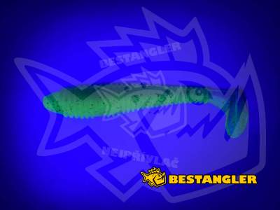 Keitech FAT Swing Impact 2.8" Lime / Blue - CT#26 - UV