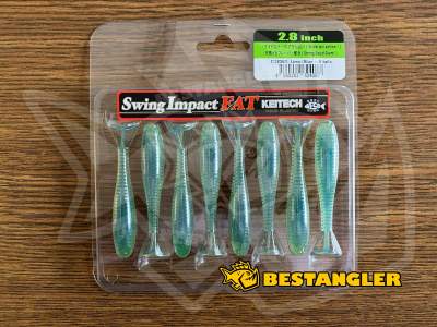 Keitech FAT Swing Impact 2.8" Lime / Blue - CT#26