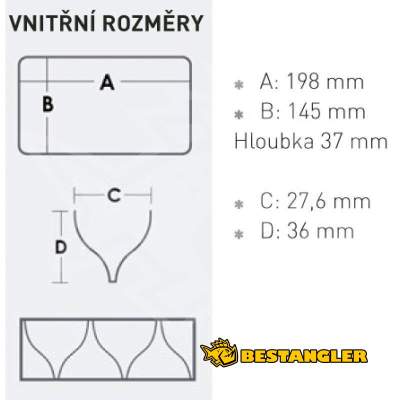 Krabička Meiho REVERSIBLE 145 - VSM154673