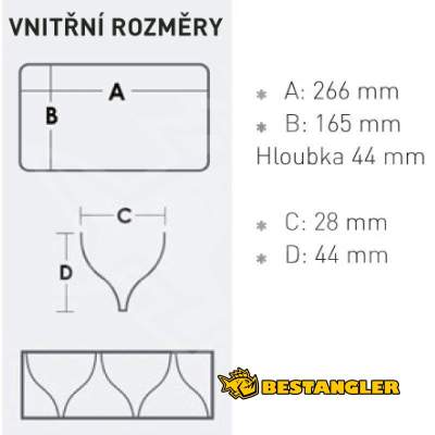 Krabička Meiho REVERSIBLE 165 - VSM143790
