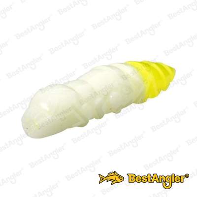 FishUp Pupa 1.5" #131 White / Hot Chartreuse