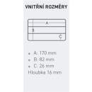 Krabička Meiho Rungun Case 1010W transparentní - VSM511971