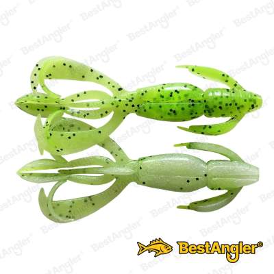 Keitech Crazy Flapper 2.8" Chartreuse Pepper Shad