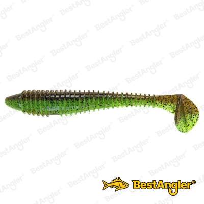 Keitech FAT Swing Impact 6.8" Green Pumpkin Chartreuse