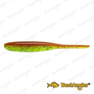 Keitech Shad Impact 5" Motoroil / Chartreuse