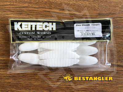 Keitech Flex Chunk Large White - #009