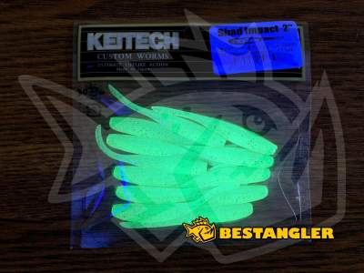 Keitech Shad Impact 2" Lime / Chartreuse - #424