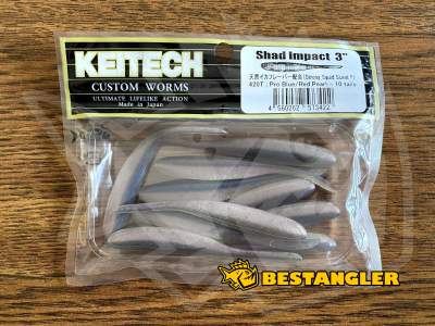 Keitech Shad Impact 3" Pro Blue / Red Pearl - #420