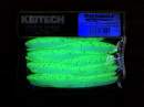 Keitech Shad Impact 4" Chartreuse Pepper Shad - CT#30