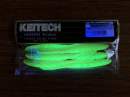 Keitech Shad Impact 5" Motoroil / Chartreuse - CT#14