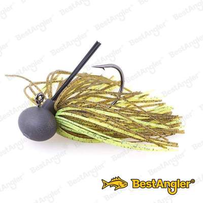 Keitech Tungsten Rubber Jig Model II (Ver. 2.0) Green Pumpkin / Chartreuse