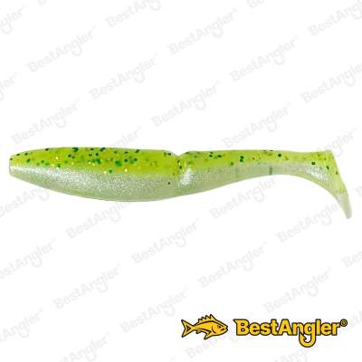 Sawamura One Up Shad 4" #071 Yellow Chart