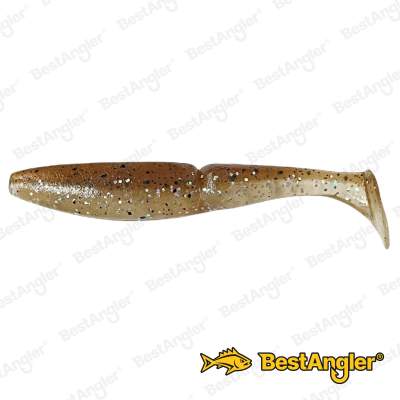 Sawamura One Up Shad 4" #089 Tinsel Brown