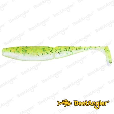 Sawamura One Up Shad Slim 4" #071 Yellow Chart