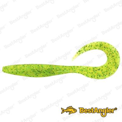 Sawamura One Up Curly 3.5" #020 Chartreuse