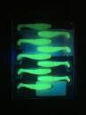 Sawamura One Up Shad 2" #090 Psychedelic Chart - UV